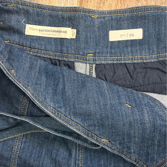 Anthropologie Pilcro Ultra High Rise Wide Leg Jeans 26 - Picture 4 of 8